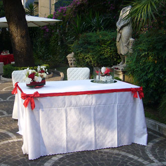 BIANCO CON STAMPO FIOCCHI